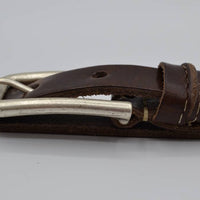 bruine 20mm brede riem met speelse lus