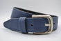 split lederen blauwe kinder riem