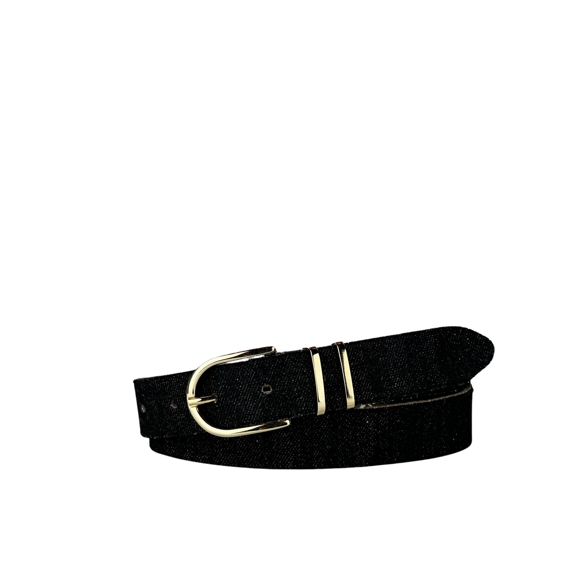 Zwarte suede 3cm brede riem
