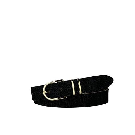 Zwarte suede 3cm brede riem