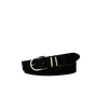 Zwarte suede 3cm brede riem