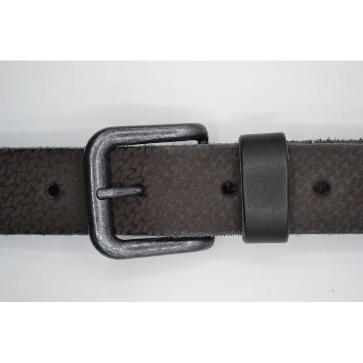 golf gelaserde zwarte echt lederen riem 