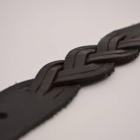 Zwarte Jeans riem met slingerpunt