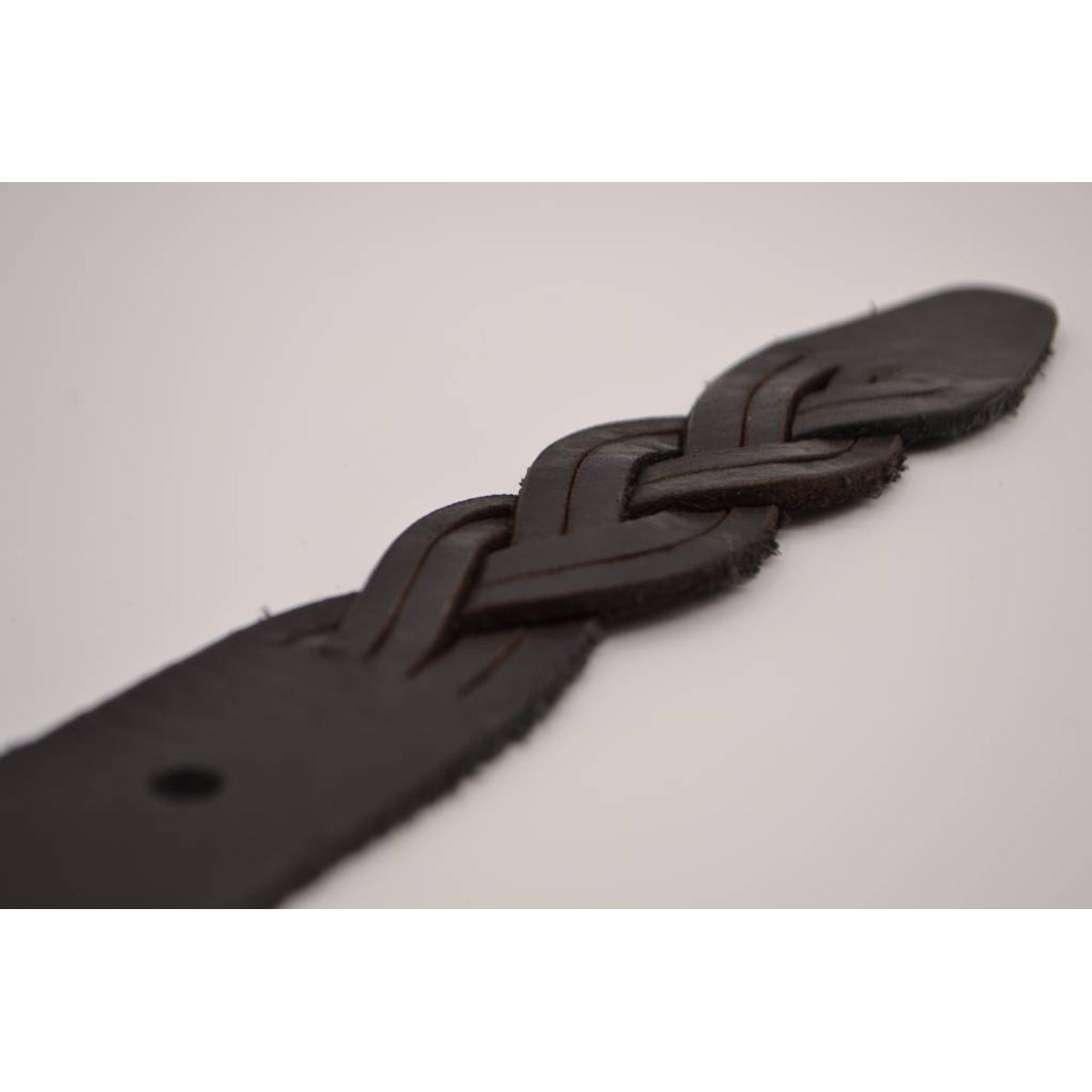 Zwarte Jeans riem met slingerpunt
