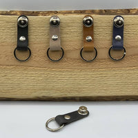 Sleutelplank inclusief 4 echt lederen sleutelhangers