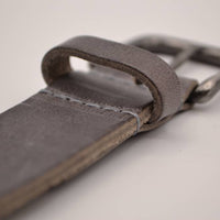 Grijze 3cm brede unieke riem 
