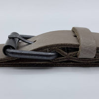 Taupe stoere kinderriem
