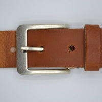 echt lederen cognac dames/heren riem