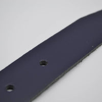 split lederen donker blauwe kinder riem