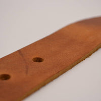 Cognac extra lange herenriem 