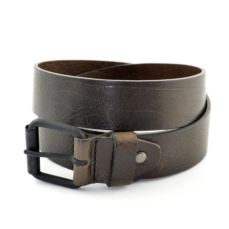 stoere 3.5cm brede jeans riem met een gave structuur. 