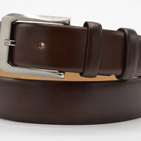 Bruine gladde nette riem. 