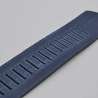 split lederen 40mm blauwe casual perforatie riem