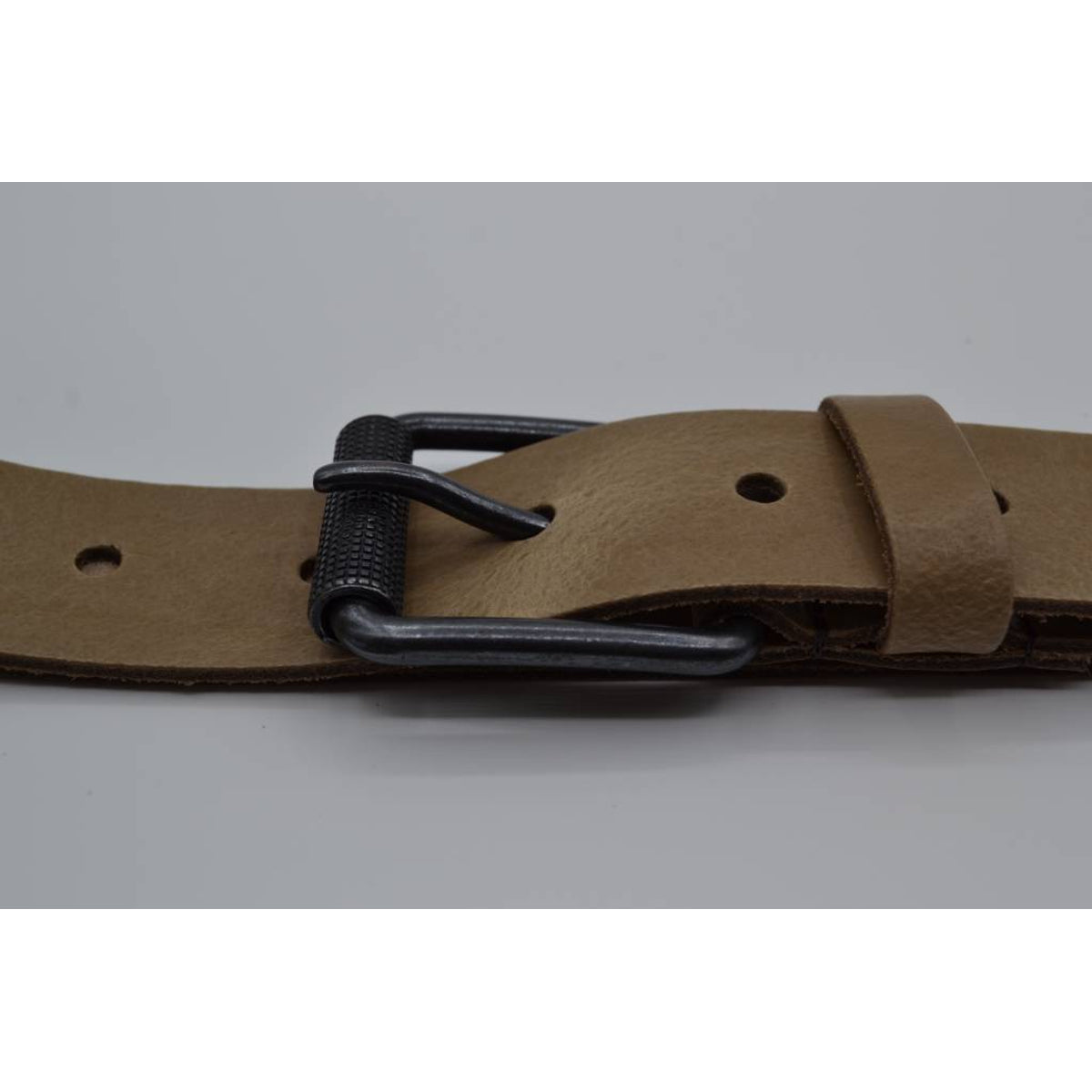 split lederen 40mm taupe casual riem
