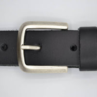 split lederen zwarte kinder riem
