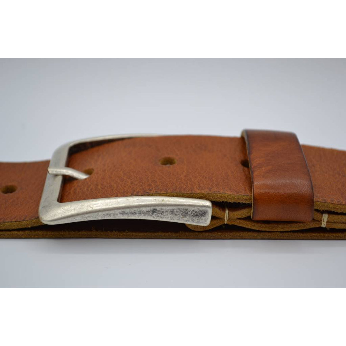 mooie cognac vintage volnerf jeansriem