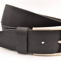 mooie zwarte vintage volnerf jeansriem