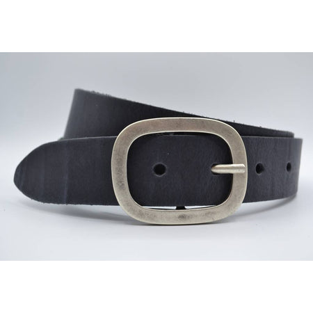 4cm split lederen antracite riem.