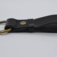 zwarte vintage sleutelhanger met naam of logo