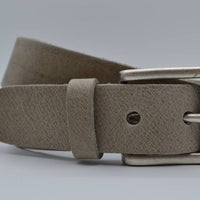 taupe italiaans volnerf lederen casual riem