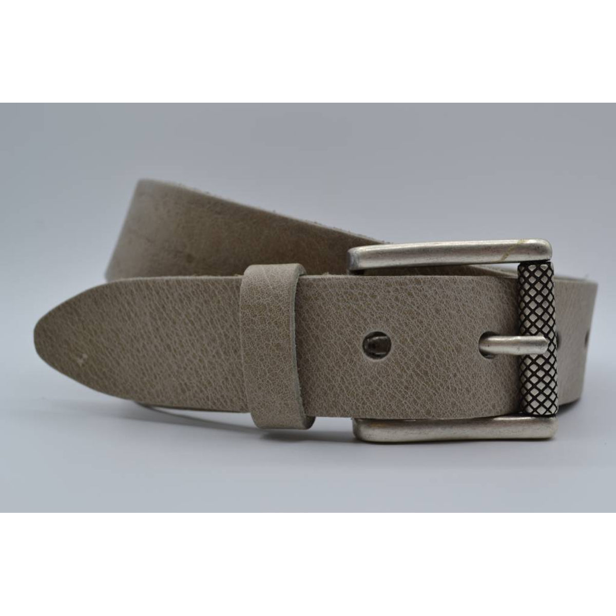 taupe italiaans volnerf lederen casual riem