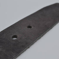 4,5cm grijze studriem van Italiaans volnerf leer