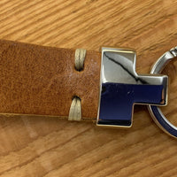 Cognac Sleutelhanger met naam of initialen