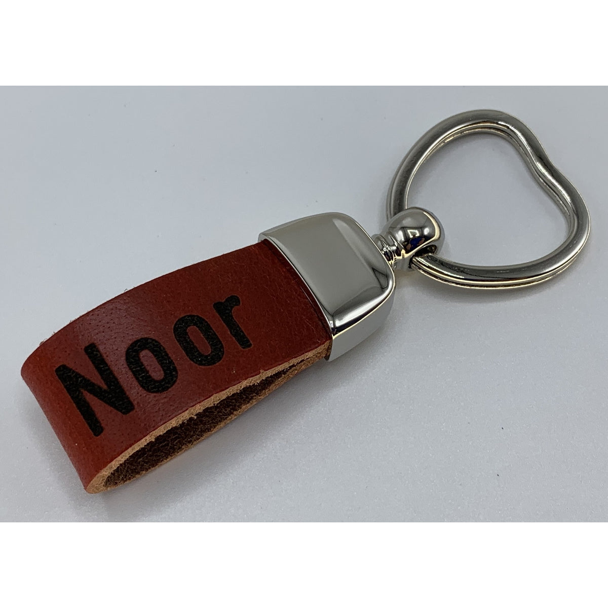 sleutelhanger met hart vormige sleutelring gepersonaliseerd