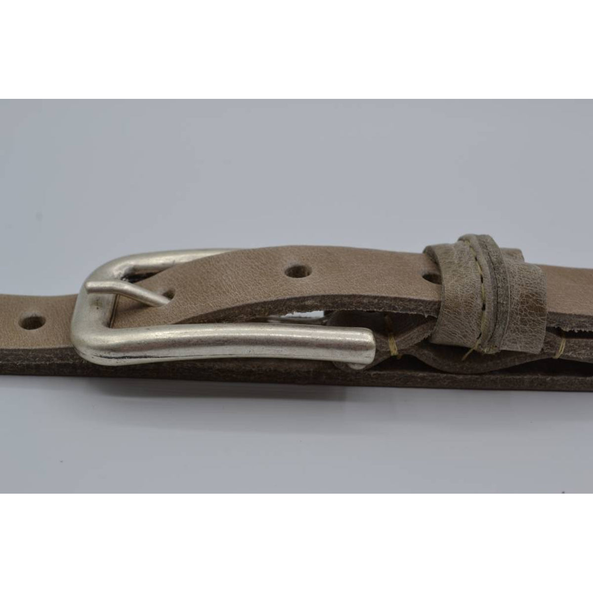 taupe 20mm brede riem met speelse lus
