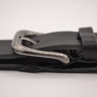 Zwarte 3cm brede unieke riem