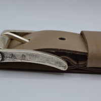 4,5cm echt lederen casual taupe riem.