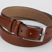 Donker Cognac nette riem. 