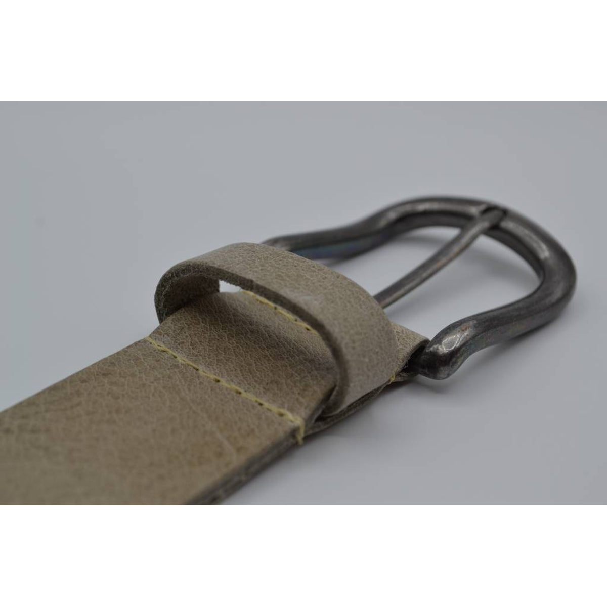 taupe extra lange herenriem 