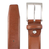 Cognac gladde heren riem