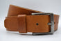 mooie strakke cognac volnerf jeansriem