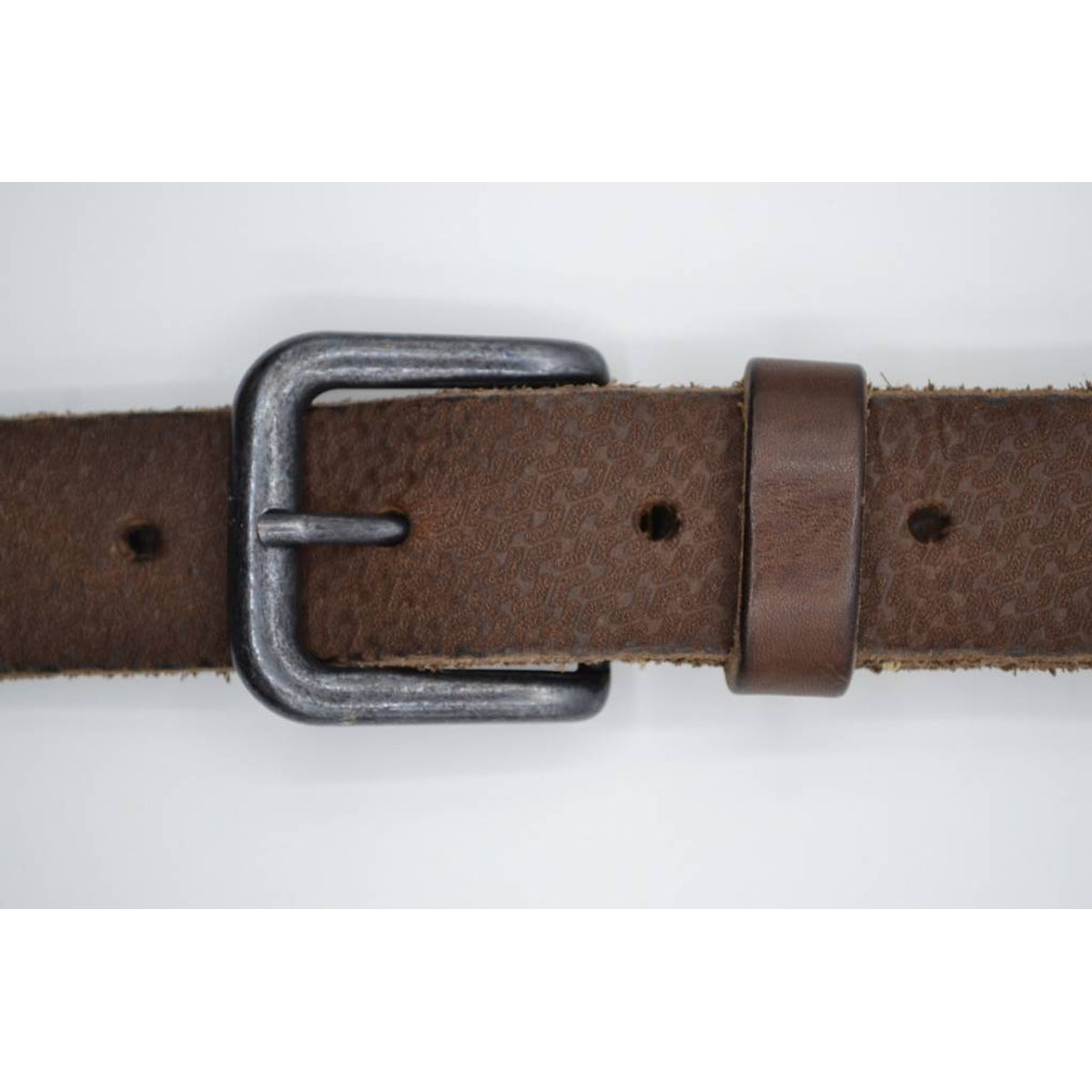 golf gelaserde bruine echt lederen riem