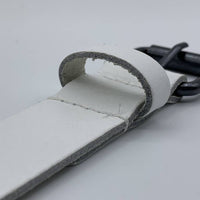 Witte stoere kinderriem