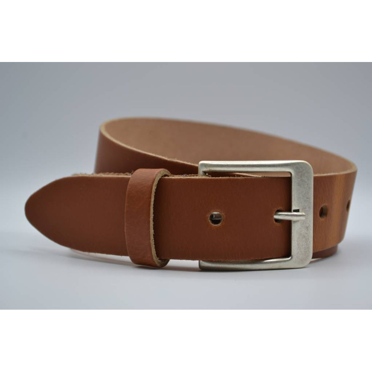 echt lederen cognac dames/heren riem