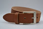 echt lederen cognac dames/heren riem
