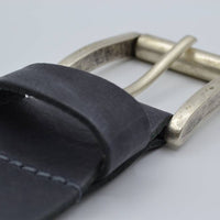 4,5cm echt lederen casual antracite riem.