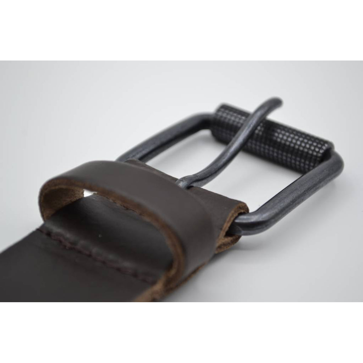 split lederen 40mm bruine casual riem