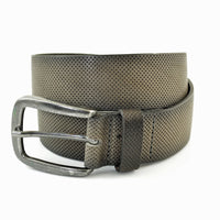 4cm brede taupe cornerstone riem gemaakt met echt leer.