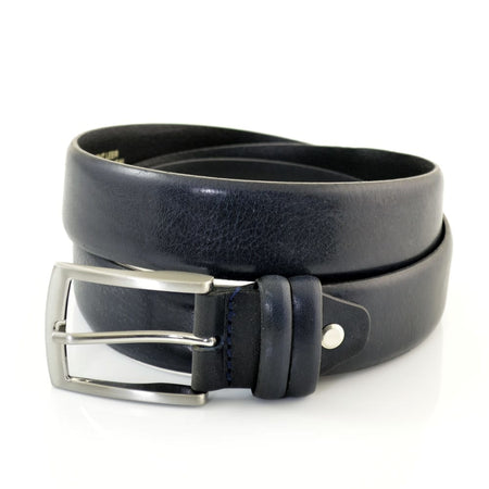 Donker blauwe nette herenriem 