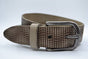 Galaxy gelaserde taupe echt lederen riem
