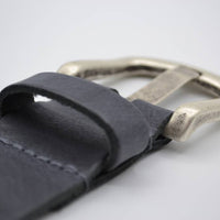 split lederen 40mm antracite casual perforatie riem