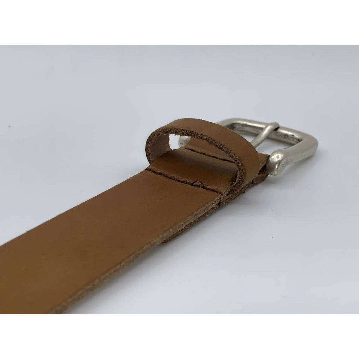 Cognac kinderriem 3cm breed.