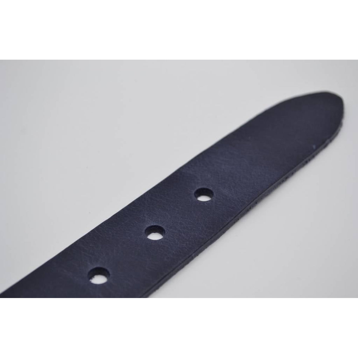 blauwe italiaans volnerf lederen casual riem