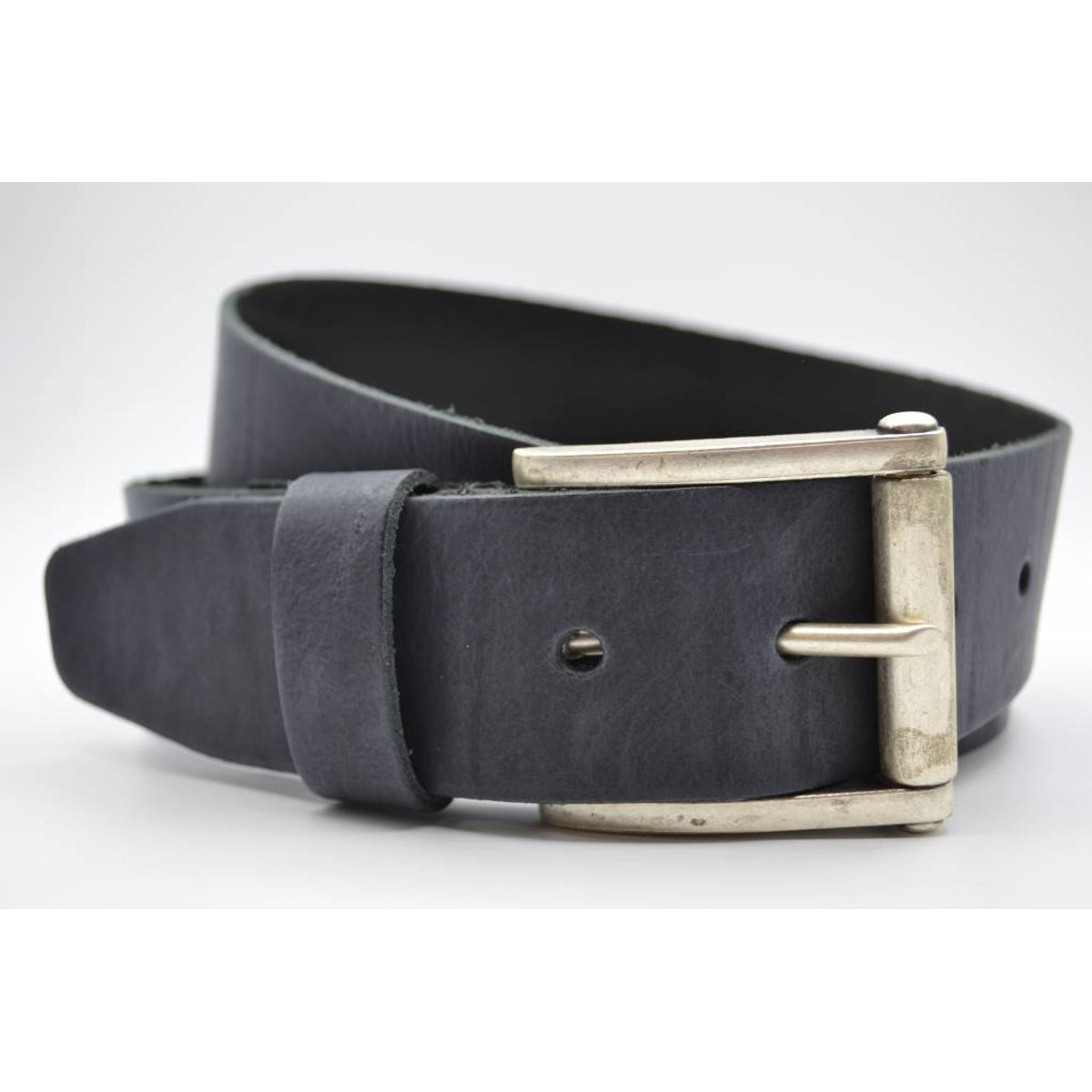 4,5cm echt lederen casual antracite riem.