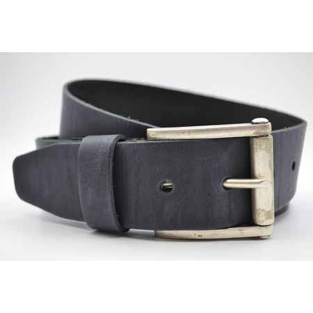 4,5cm echt lederen casual antracite riem.