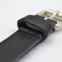 zwarte 20mm brede riem met bolstuds